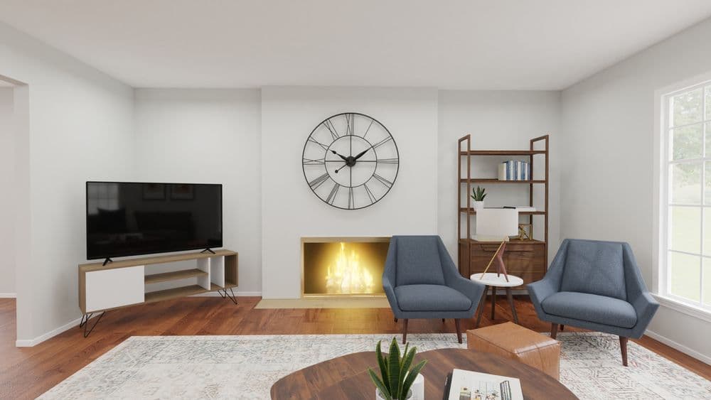 Living Room Mid-Century Modern with Cozy Seating Gallery, Image 3