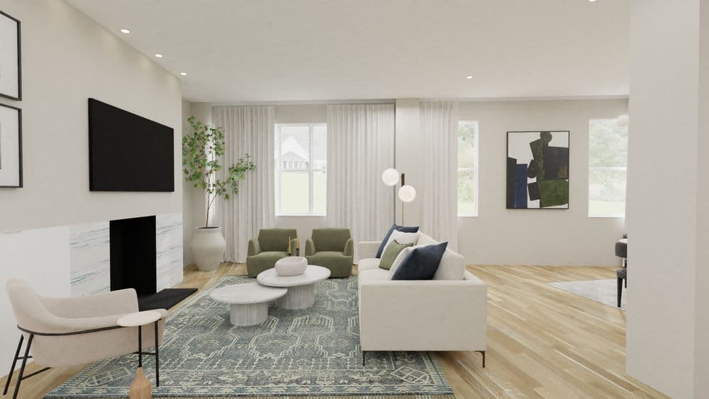 Living Room Modern design with Earthy Tones Gallery, Image 1