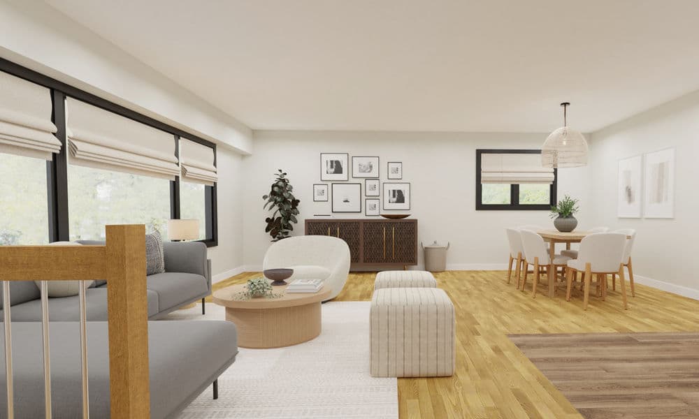 Living Room Modern Elegant with Neutral Tones