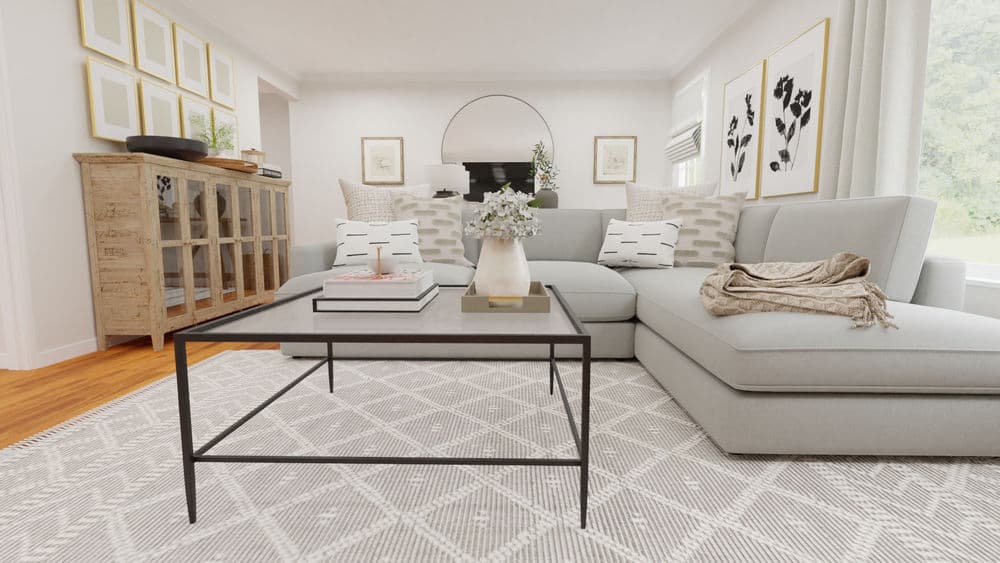 Living Room: Modern Minimalist with Entry Design Gallery, Image 3