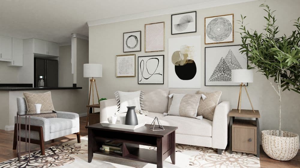 Classic Transitional Living Room for Gatherings & Entertaining Gallery, Image 4