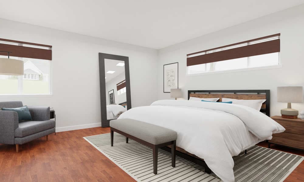 Modern Bedroom with Cozy, Neutral Vibes