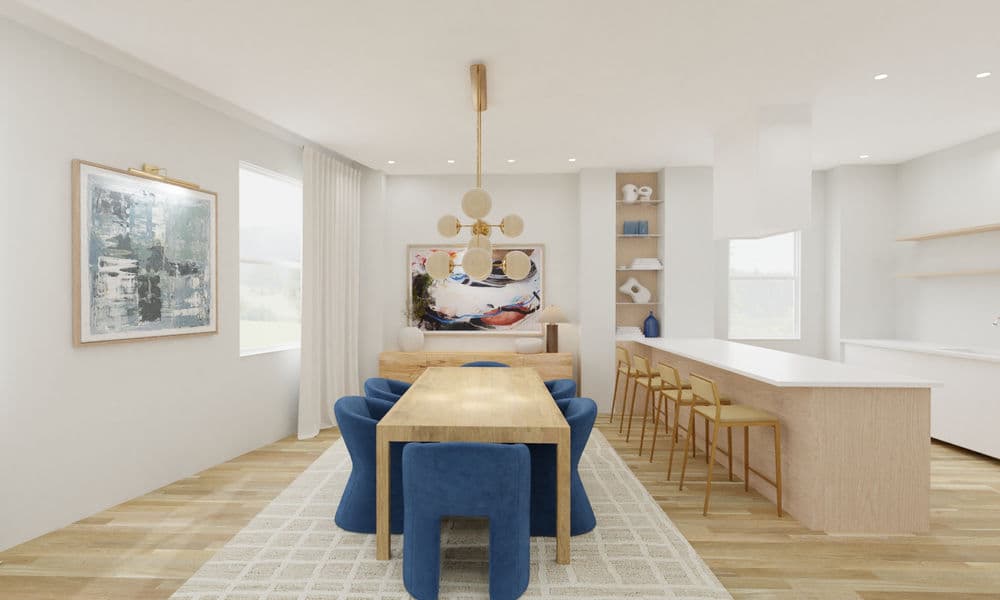 Modern Dining Room with Sleek, Inviting Style