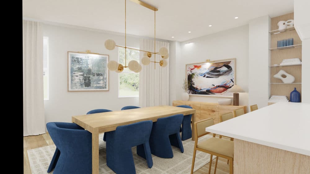 Modern Dining Room with Sleek, Inviting Style Gallery, Image 3