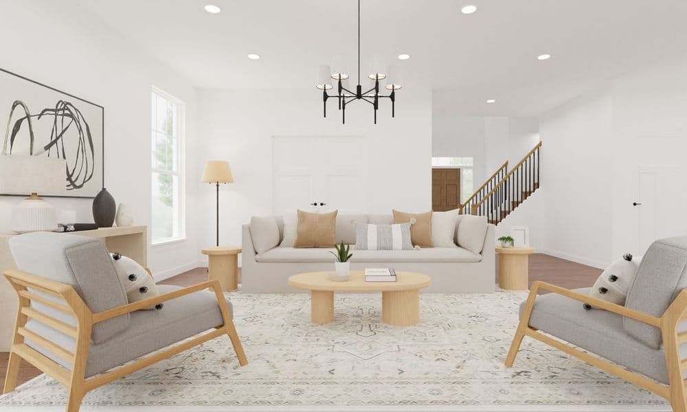 Modern Living Room with Neutral Tones