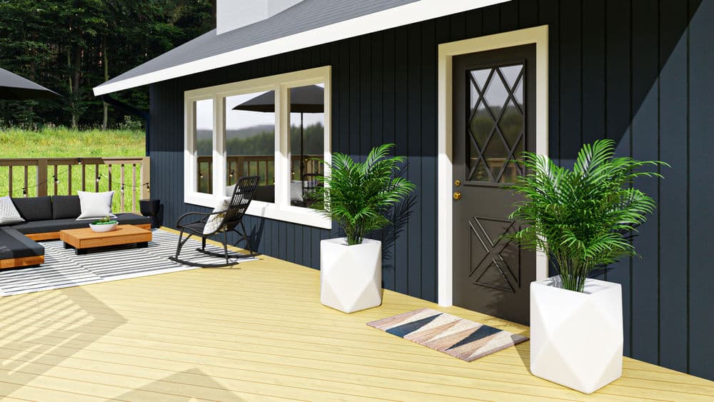 Modern Outdoor Patio with Stylish Lounge Space Gallery, Image 2