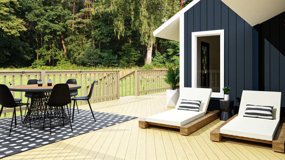 Modern Outdoor Patio with Stylish Lounge Space Gallery, Image 3