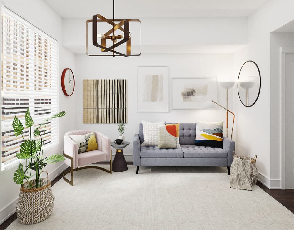 Colorful Prints & Pillows: A Mid-Century Modern Home Office Gallery, Image 3