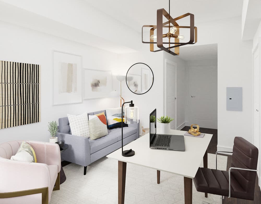 Colorful Prints & Pillows: A Mid-Century Modern Home Office Gallery, Image 4