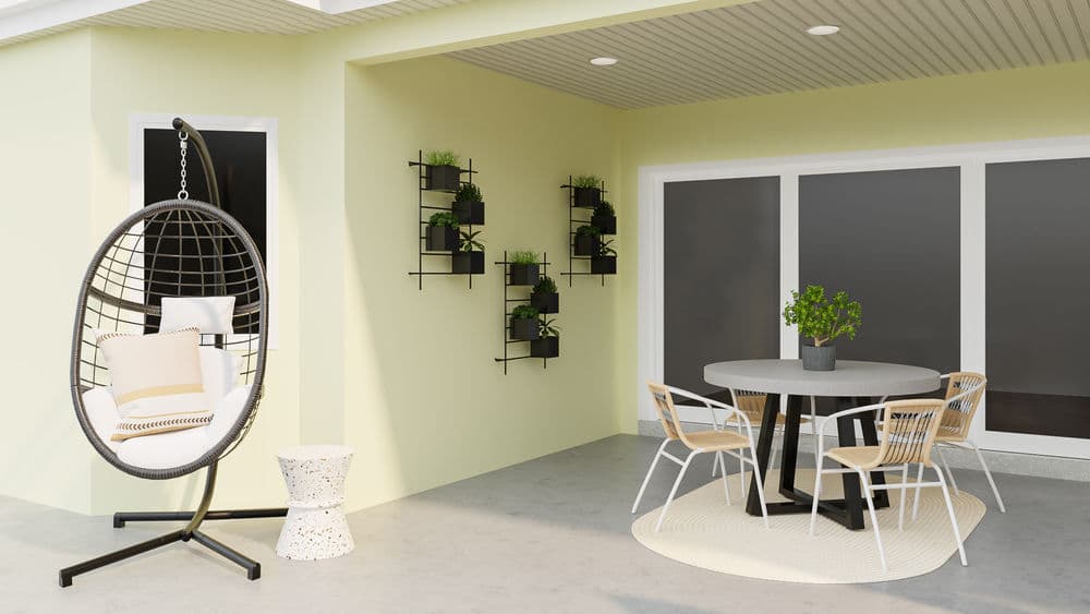 Outdoor Patio with Vibrant Colorful Decor Gallery, Image 3