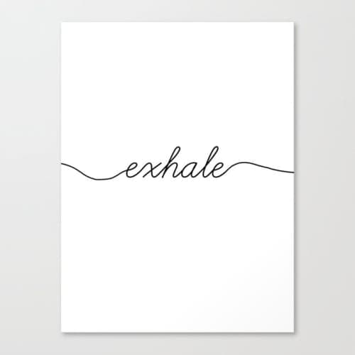 inhale exhale print image