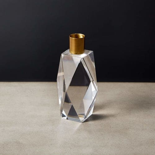 Cosette Crystal Taper Candle Holder 5" image