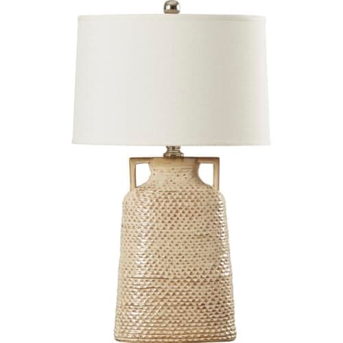 Fennell Charring Cream Glaze Table Lamp image