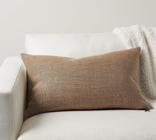 Belgian Linen Lumbar Pillow image