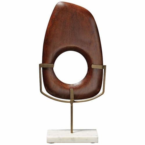 Veronica High Mid Century Modern Wood Sculpture image