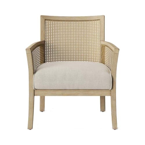 Laconia Caned Accent Chair Beige - Threshold image
