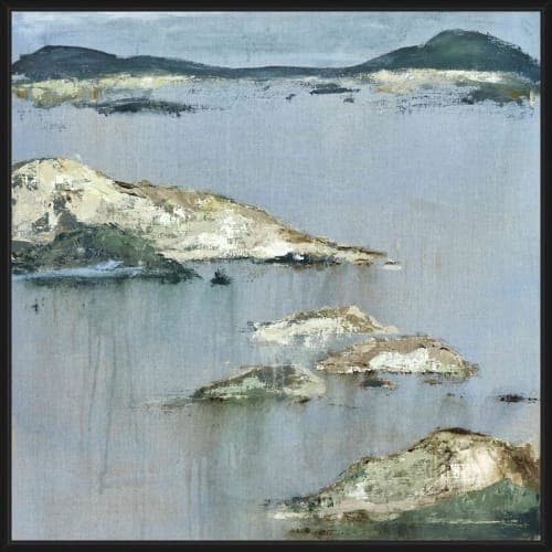 Coastal View 4 Framed Print on Canvas image