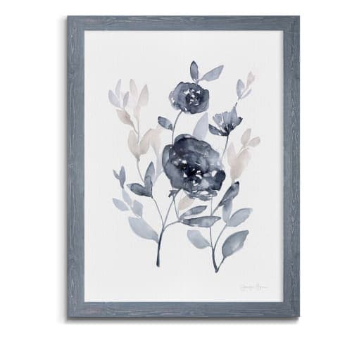 Peonies In Gray II Picture Frame image