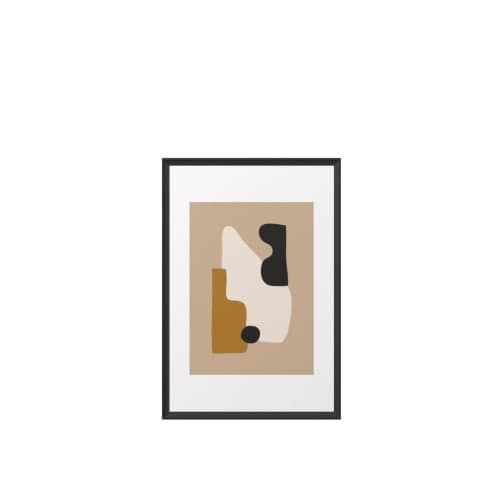 abstract minimal Framed Art Print With Frame 24" x 36" image