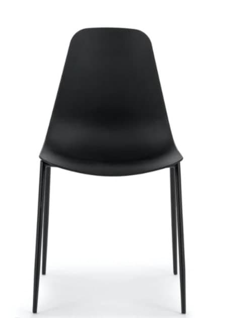 Svelti Pure Black Dining Chair Set Of 2 image