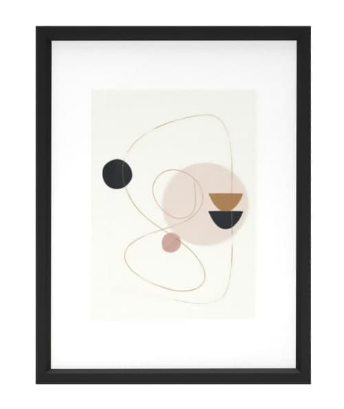 Abstract Minimal Art Print With frame image