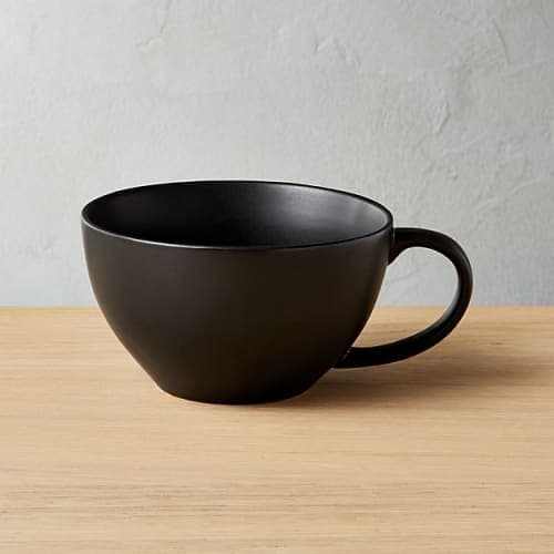 CRISP MATTE BLACK MUG image