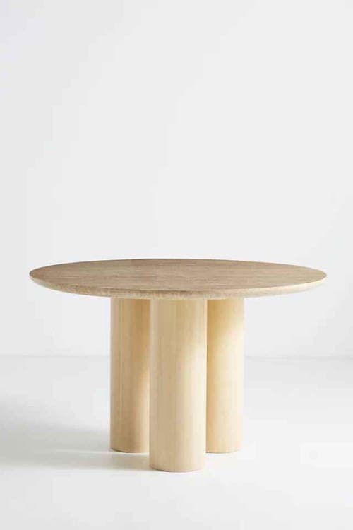 Anya Travertine Dining Table image