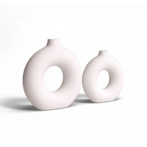 Aionna Ceramic Table Vase (Set of 2) Birch Lane™ image