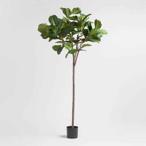 6 Foot Faux Fiddle Leaf Fig Tree image