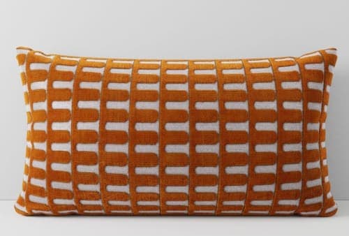 Cut Velvet Archways Pillow Covers no insert image