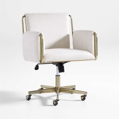 Caterina Natural Upholstered Office Chair image