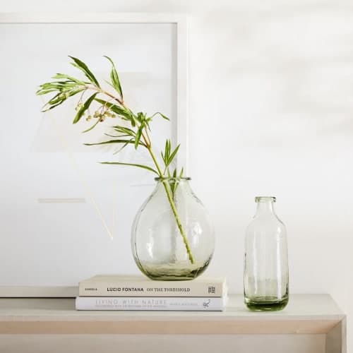 Green Glass Vase image