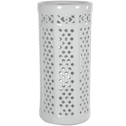 Carved Lattice Decorative Umbrella Stand image