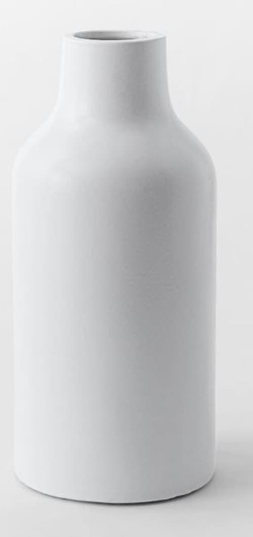 Pure White Ceramic Vases image