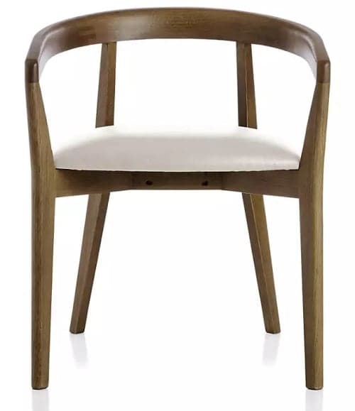 CULLEN SHIITAKE SAND ROUND BACK DINNING CHAIR image