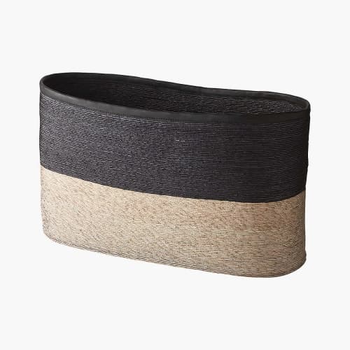 LUNA BLACK AND NATURAL BASKET image