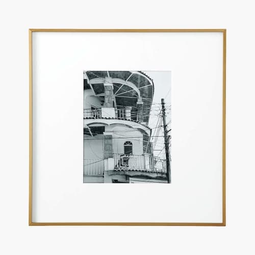 GALLERY BRASS FRAME WITH WHITE MAT-11''x14'' image