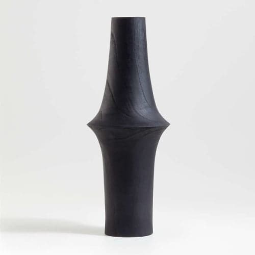 Arllon Medium Black Wood Vase image