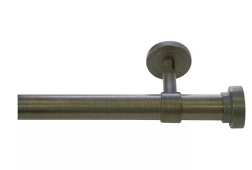 Highland Creek End Cap Decorative Single Curtain Rod 66''120'' image