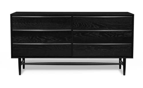 Lenia White Oak Drawer Double Dresser image