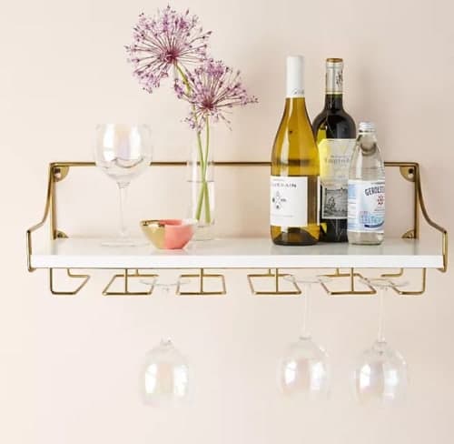 Mayfair Wall Mounted Wine Glass Shelf image