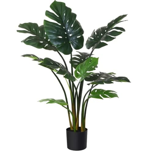 Artificial Swiss Cheese Tree in Pot image