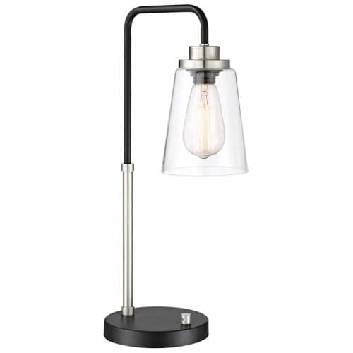 Lite Source Colinton Brushed Nickel Metal Desk Lamp image