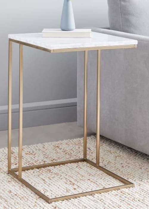 Streamline C Side Table Marble image