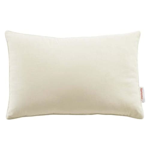 Nance Lumbar Throw Pillow with Insert 18"x12" - Ivory image