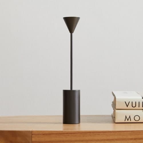 Hammond Antique Bronze Taper Holder Large image