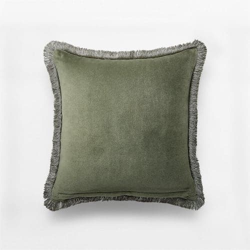 Bettie Forest Green Throw Pillow With Insert-16"x16" image