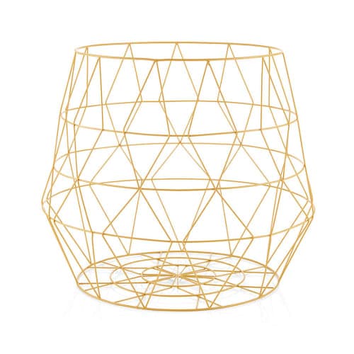 Geo Yellow Wire Floor Basket image