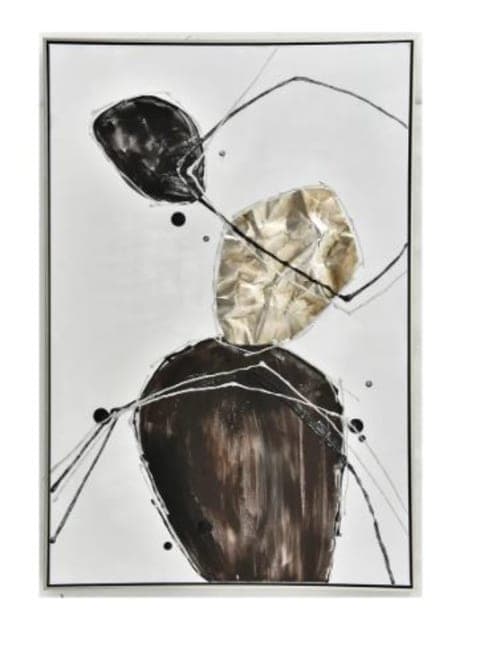 Gilded Stone Abstract I image