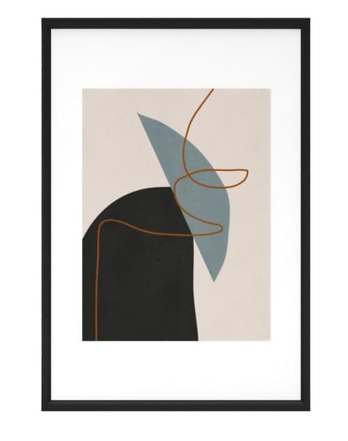 Minimal Abstract Art 3 Art Print With Frame 24" x 36" image